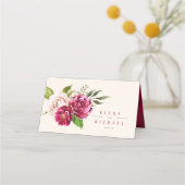 バラブルゴーニュ結婚/クリーム表ID584 プレイスカード (裏面)