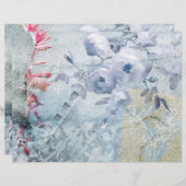 バラブルーグランジ2スクラップブック紙 (正面/裏面)