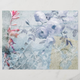 バラブルーグランジ2スクラップブック紙