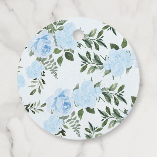 バラブルーサファリベイビーシャワーありがとうラベル フェイバータグ (裏面)