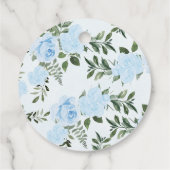 バラブルーサファリベイビーシャワーポップ・アートのItラベル フェイバータグ (裏面)