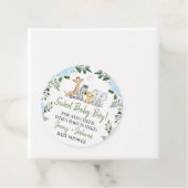 バラブルーサファリベイビーシャワーポップ・アートのItラベル フェイバータグ (インサイチュ)