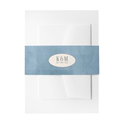 バラブルー結婚/ピーチID584 招待状ベリーバンド (正面例)