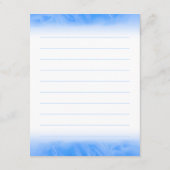 バラブルー葬儀共有あなたのメモリーカード エンクロージャーカード (裏面)