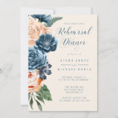 バラブルー/ピーチリハーサルディナーID584 招待状 (正面)