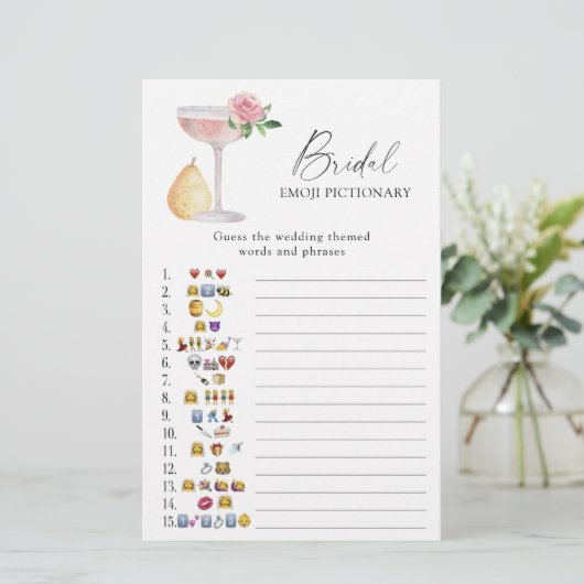 バラプロセッコブライダルシャワー絵文字ゲーム (スタンド正面)