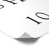 バラプロセッコ歓迎ブライダルシャワーパーティー ポスター (角)