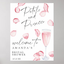 バラプロセッコ歓迎ブライダルシャワーパーティー ポスター