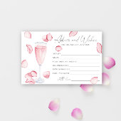 バラプロセッコ – アドバイスとウィッシュブライダルシャワー 便箋