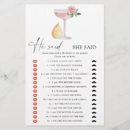 バラプロセッコ – 彼は彼女はブライダルシャワーと言った