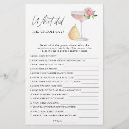 バラプロセッコ – 新郎は何と言ったブライダルゲーム