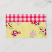 バラプロファイルカード 名刺 (裏面)