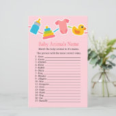 バラベビーおもちゃベビーアニマルズネームゲーム (スタンド正面)