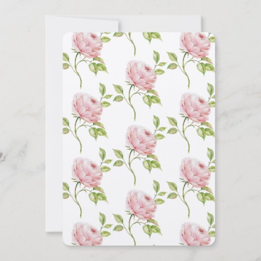 バラベビー 招待状 (裏面)