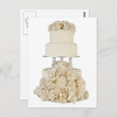 バラベー結婚ズケーキ ポストカード (正面/裏面)