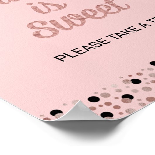 バラホイルのスクリプト卒業は甘いグラード徴候 ポスター (角)