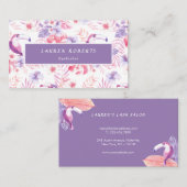 バラホワイトラックスまつげ 名刺 (正面/裏面)