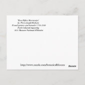 バラボタニカルプリントローザビフェラバイレドゥート ポストカード (裏面)