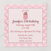 バラマカロン誕生日 招待状 (正面)