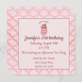 バラマカロン誕生日 招待状 (正面/裏面)