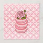 バラマカロン誕生日 招待状 (裏面)