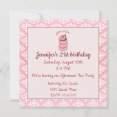 バラマカロン誕生日 招待状 (正面)