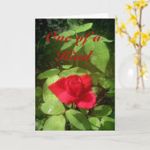 バラマザーズデイカード カード (黄色い花)