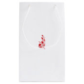 バラマダーサンダーバードフローラデザイン スモールペーパーバッグ (裏面)