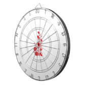 バラマダーサンダーバードフローラデザイン ダーツボード (正面右)