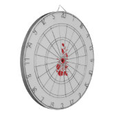 バラマダーサンダーバードフローラデザイン ダーツボード (正面左)