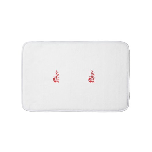 バラマダーサンダーバードフローラデザイン バスマット (正面)