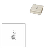 バラマダーサンダーバードフローラデザイン ラバースタンプ (押印)