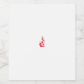 バラマダーサンダーバードフローラデザイン ワインラベル (シングルラベル)