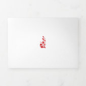 バラマダーサンダーバードフローラデザイン 三つ折りカード (カバー)