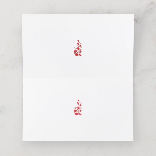 バラマダーサンダーバードフローラデザイン 予約カード (内部開封)