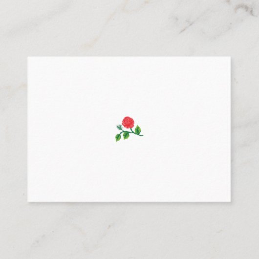 バラマダースイカガーデンバラデザイン プレイスカード (裏面)