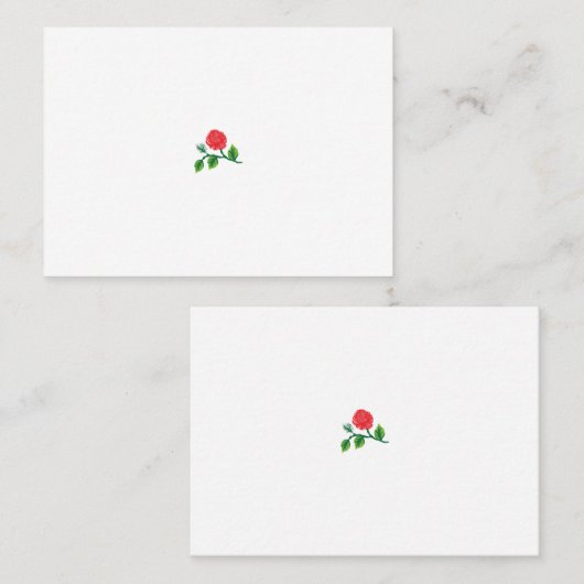 バラマダースイカガーデンバラデザイン プレイスカード (正面/裏面)