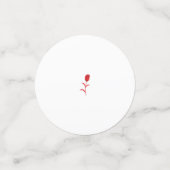 バラマダーラヴァレッドフローラデザイン コンフェッティ (スモール正面)