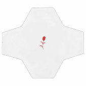 バラマダーラヴァレッドフローラデザイン サッカーボール (フラット)