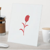 バラマダーラヴァレッドフローラデザイン 台座サイン (インサイチュ)