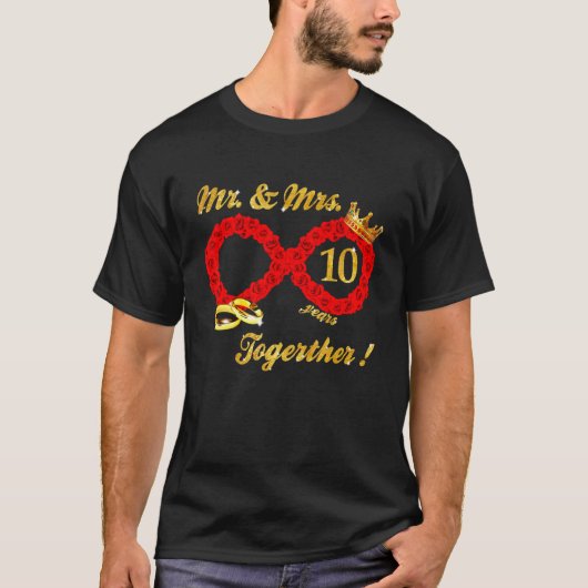 バラミセス・無限の愛の夫婦結婚した Tシャツ (正面)
