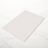 バラミニマルゴールドフォイル赤面ブランチとブライド 箔招待状 (回転した状態)