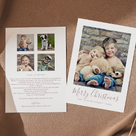 バラミニマル金ゴールドメリークリスマス年レビュー シーズンカード