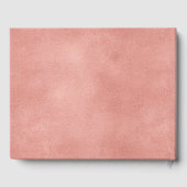 バラミニマル金ゴールドモダンブライダルショウゲストブック ゲストブック (裏面)