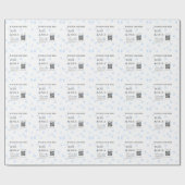 バラミルク手作り石鹸ビジネスQRコード追加の詳細 ラッピングペーパー (フラット)