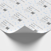 バラミルク手作り石鹸ビジネスQRコード追加の詳細 ラッピングペーパー (角)