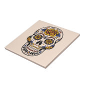 バラメキシコ砂糖スカルの死の日 タイル (側面)