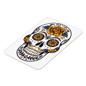 バラメキシコ砂糖スカルの死の日 マグネット (左側)