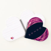 バラメタリックメイブピンクスパイラルノート ノートブック (内部)