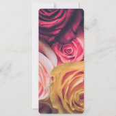 バラメニュー 招待状 (裏面)